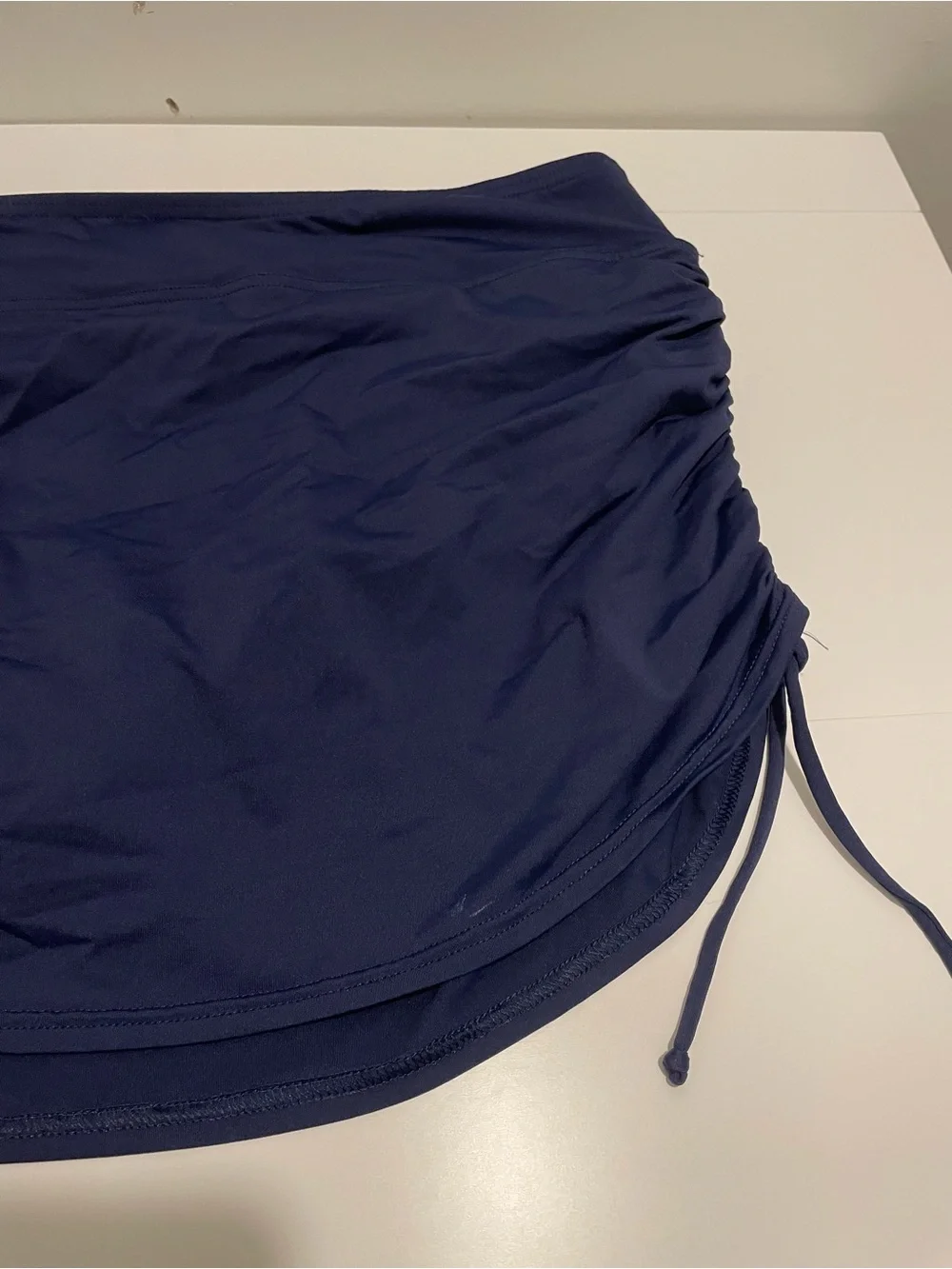 Lands' End Brand Women's size 20W Navy Blue Swim Bottoms Cinched Swim skirt